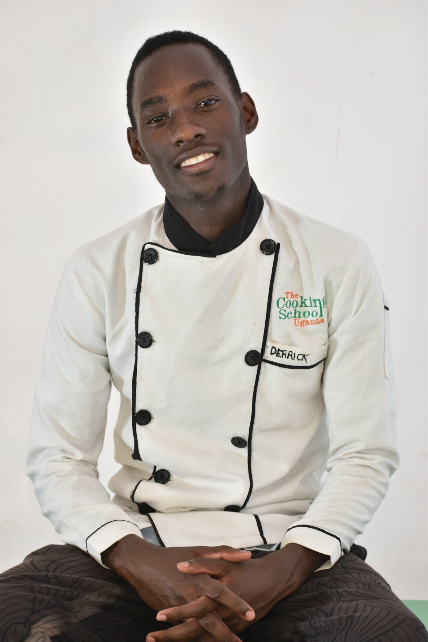 Chef en veste de cuisine